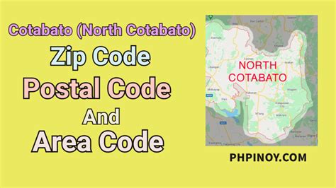 tulunan north cotabato zip code|Map of All ZIP Codes in North Cotabato .